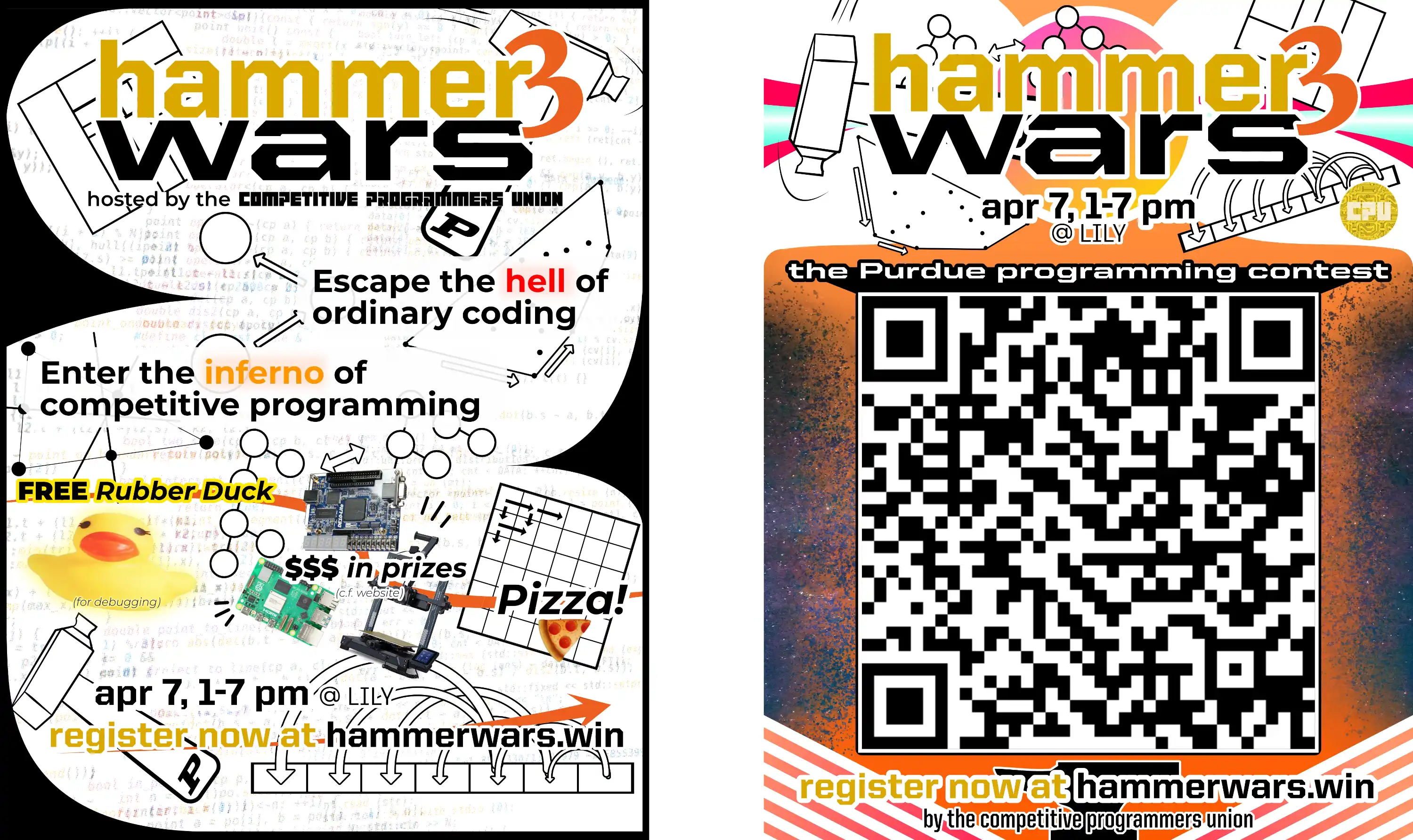 HammerWars 2024 flyers