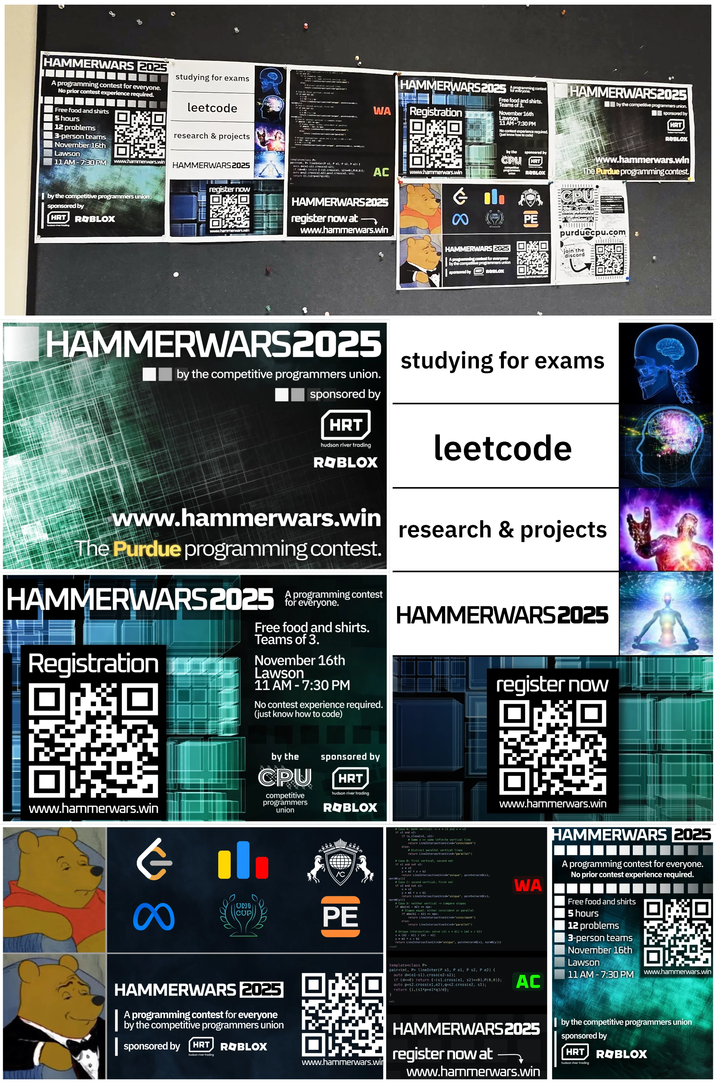 HammerWars 2025 flyers